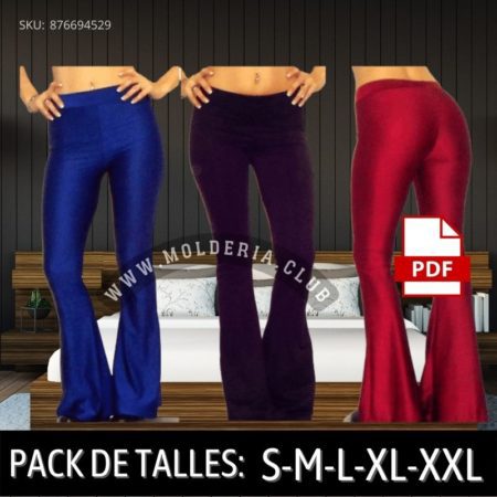 Patrón de Costura Leggins Oxford