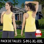 Patrón de Costura Musculosa Estilo Deportivo